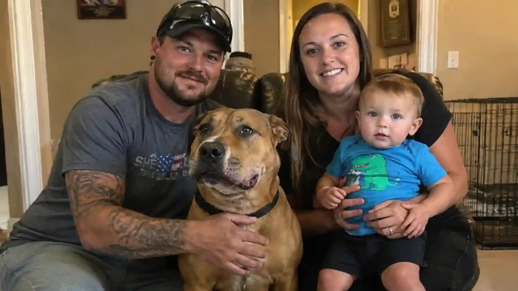 For one split second, this family thought their dog was attacking their baby. They were wrong.